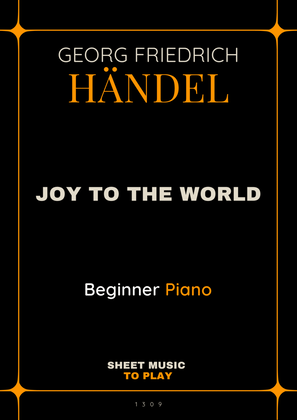 Book cover for Joy To The World - Easy Piano (Full Score)