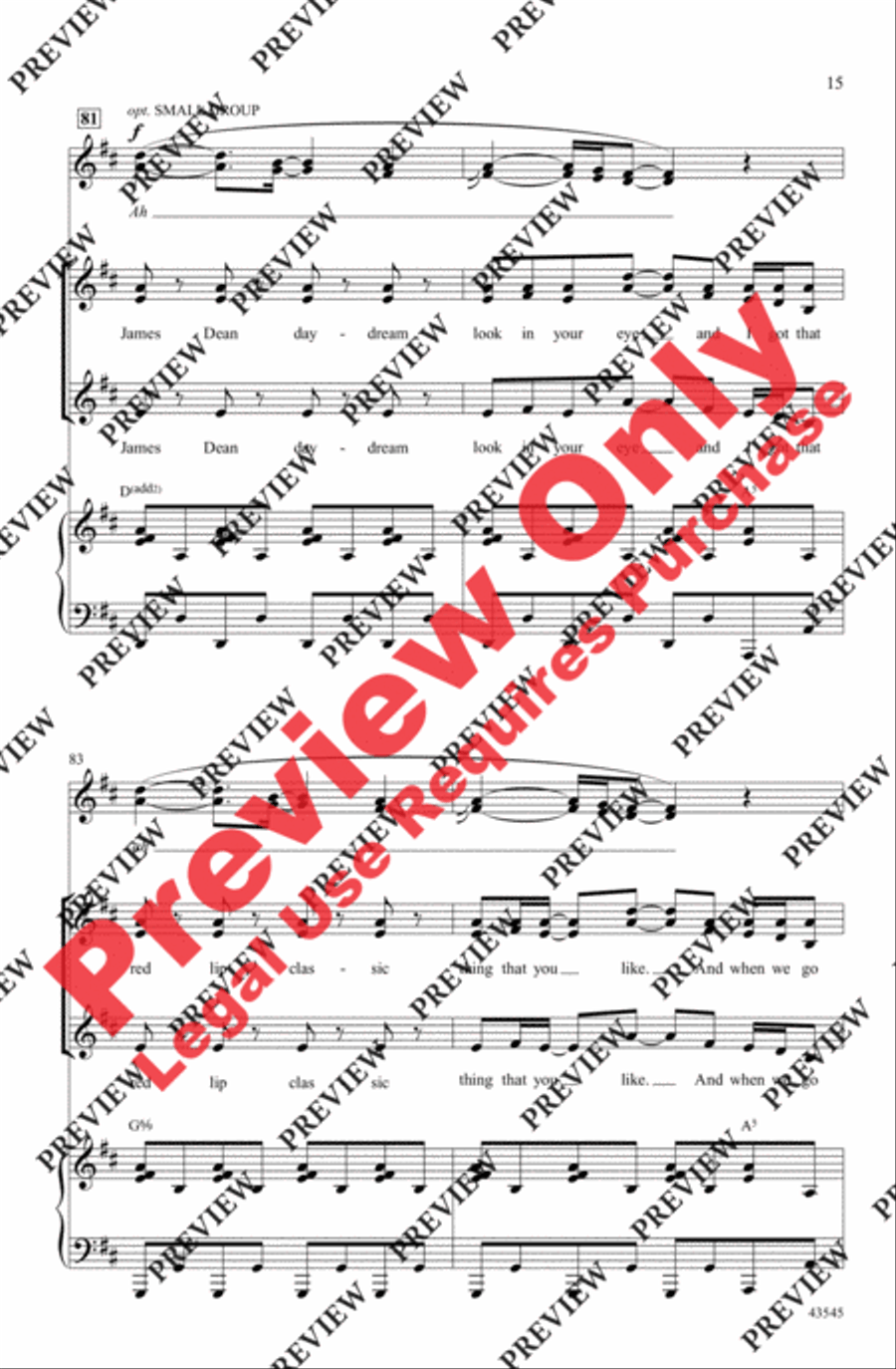 Style Women's Choir scores gallery preview page 15