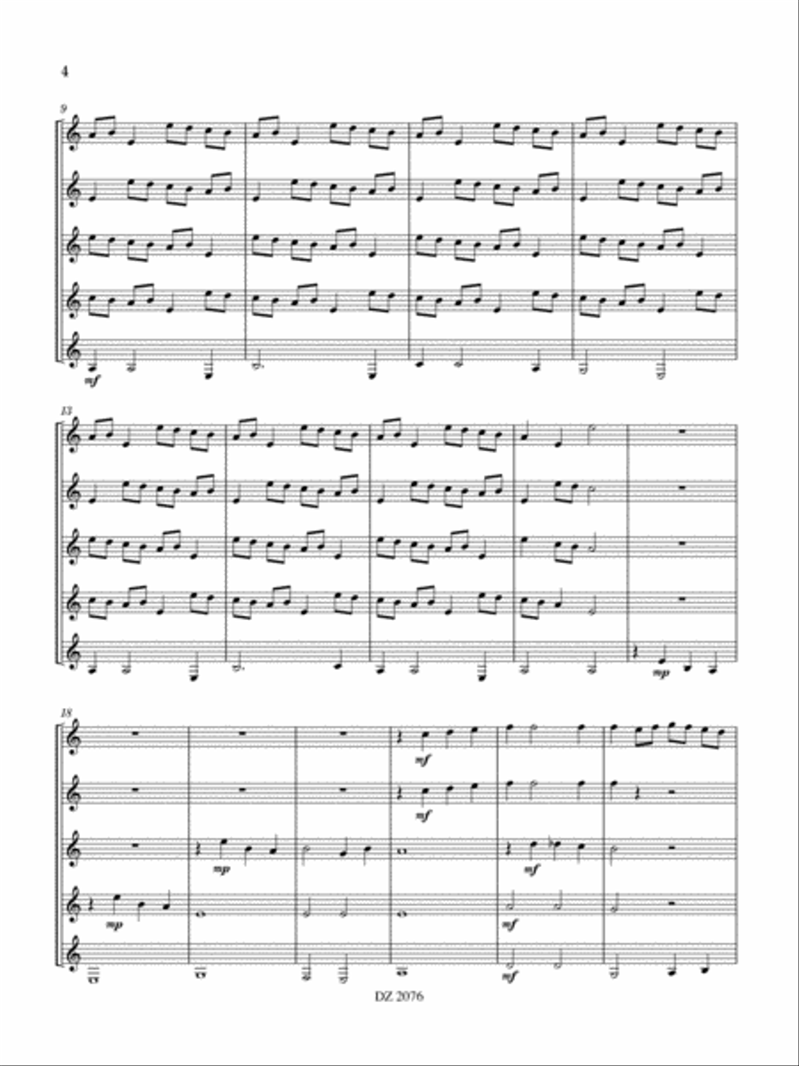 Xingú Guitar Ensemble scores gallery preview page 4