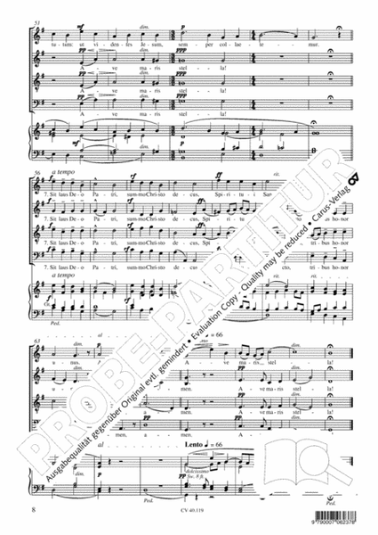Elgar: Drei marianische Gesange
