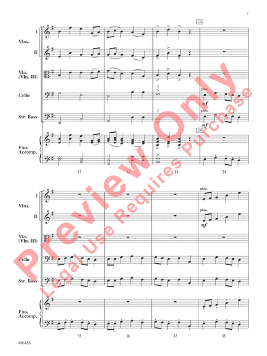 Anaconda String Orchestra scores gallery preview page 8