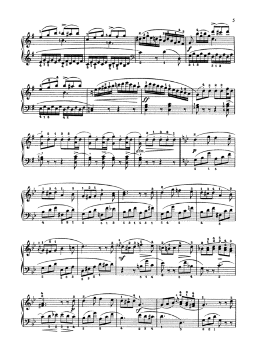 Dussek: Six Pieces Piano Solo scores gallery preview page 3