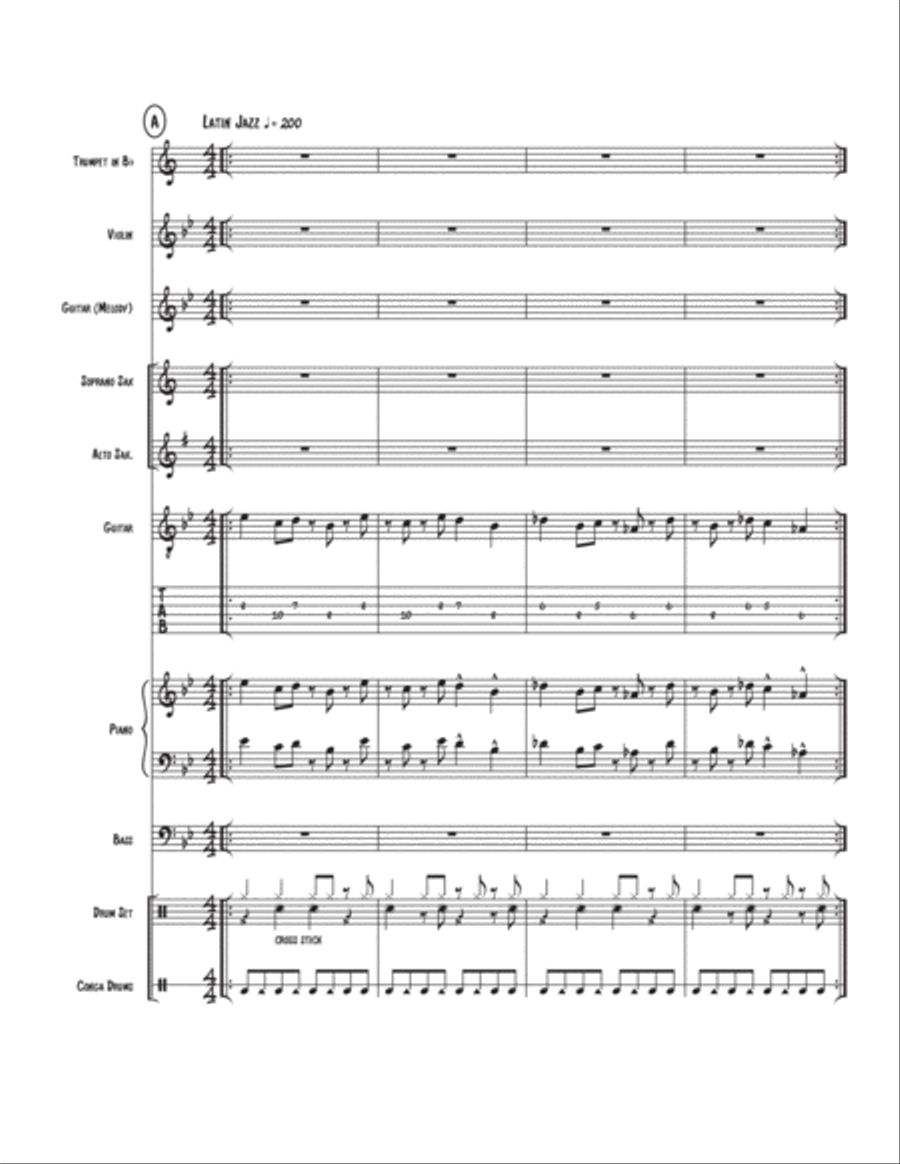 Manteca Large Ensemble scores gallery preview page 2