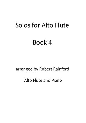Book cover for Solos for Alto Flute Book 4