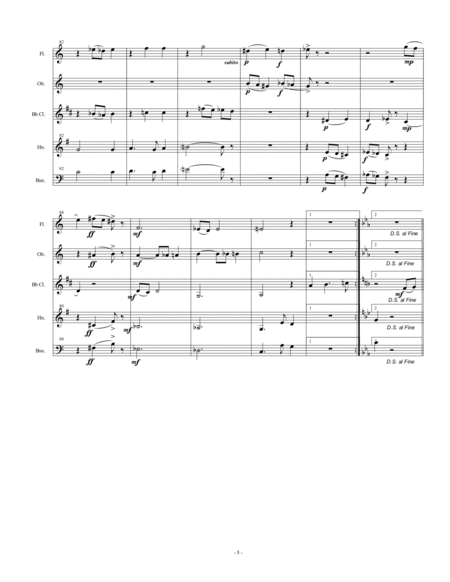 Horn (or Bassoon) Wind Quartet #4