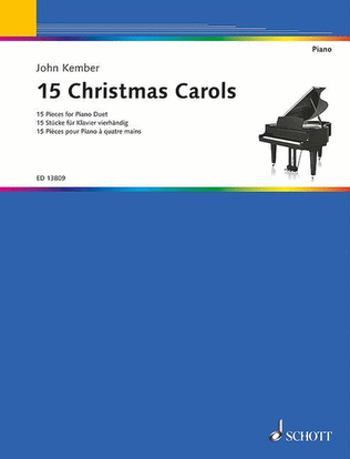 Book cover for 15 Christmas Carols