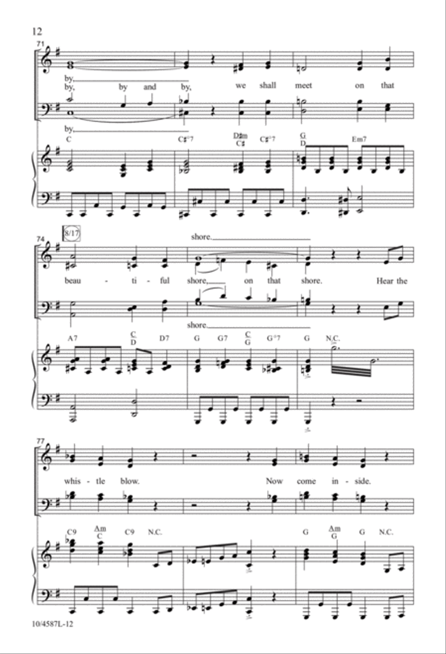 Ride the Glory Train 4-Part scores gallery preview page 12