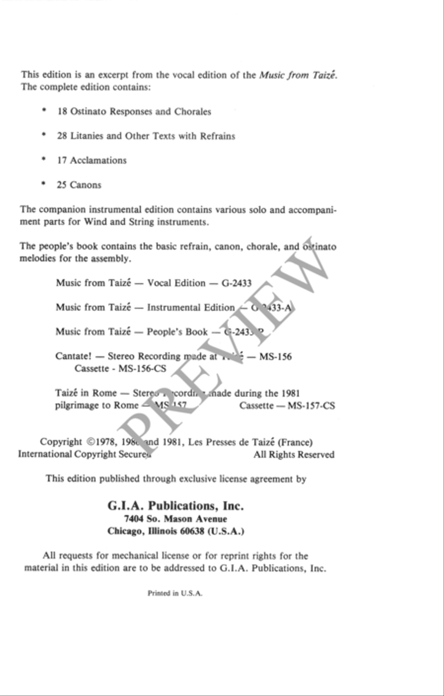 Magnificat 4-Part scores gallery preview page 5
