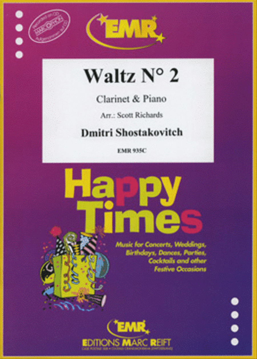 Waltz No. 2 Clarinet Solo scores gallery preview page 1
