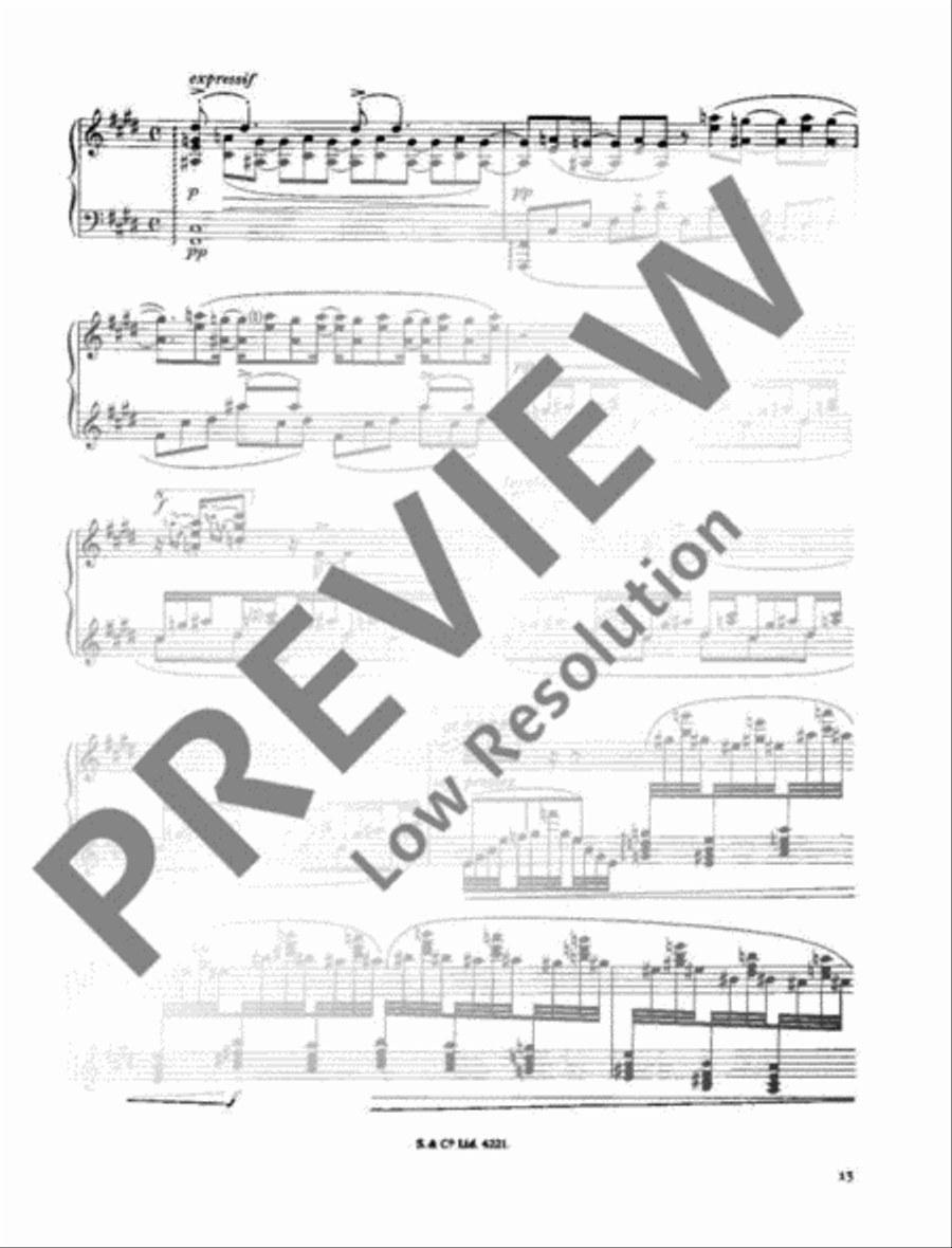 Miroirs Miroirs Piano Solo scores gallery preview page 14