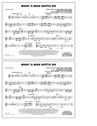 What a Man Gotta Do (arr. Jack Holt and Matt Conaway) - 3rd Bb Trumpet