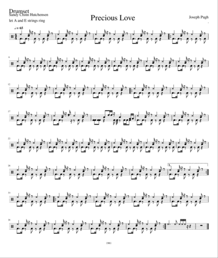Pecious Love Pecious Love Jazz Ensemble scores gallery preview page 4