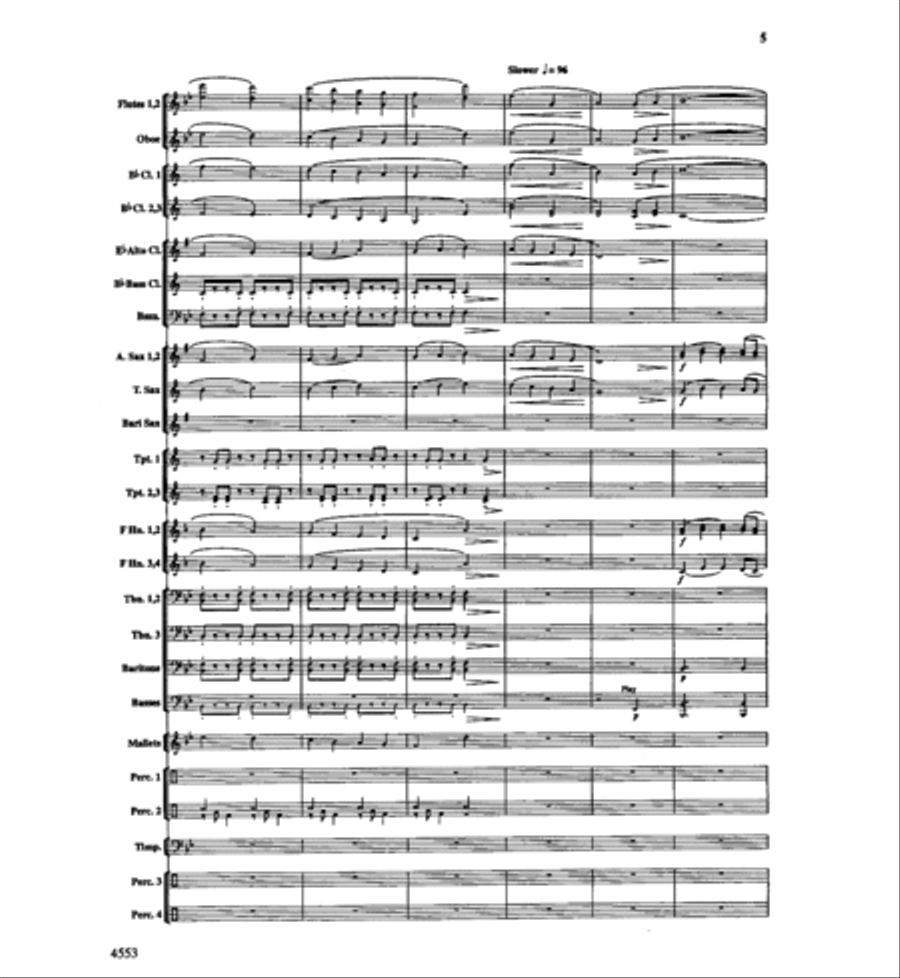 All Things Bright and Beautiful Concert Band scores gallery preview page 5
