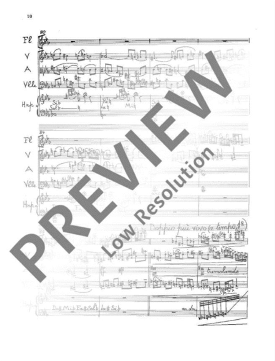 Quintet No. 2 Flute scores gallery preview page 11