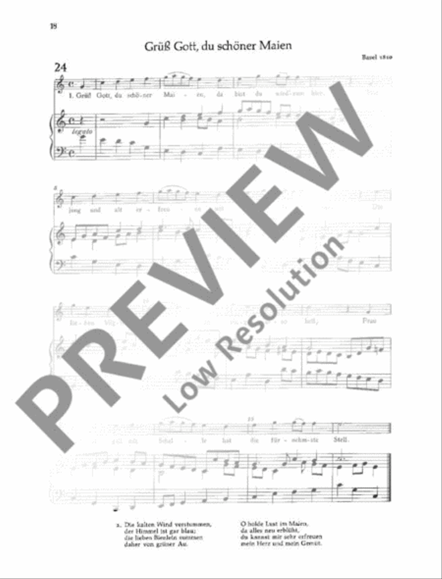 Deutsche Volkslieder Deutsche Volkslieder Flute scores gallery preview page 19