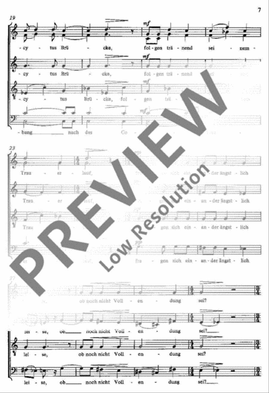 Fünf Gesänge Fünf Gesänge 4-Part scores gallery preview page 7