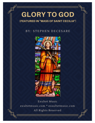 Book cover for Glory To God (from "Mass of Saint Cecilia")