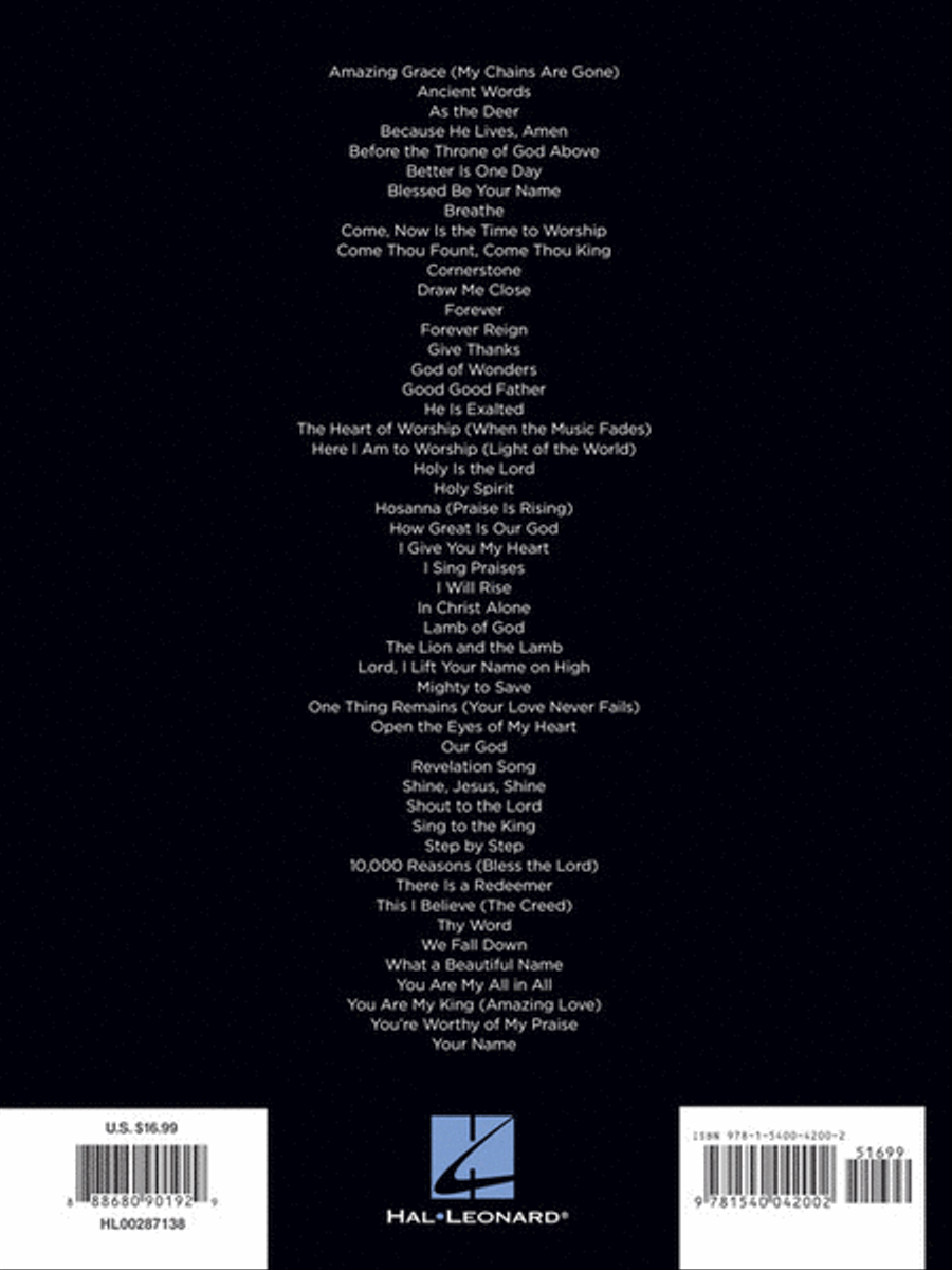 First 50 Worship Songs You Should Play on Piano Easy Piano scores gallery preview page 6