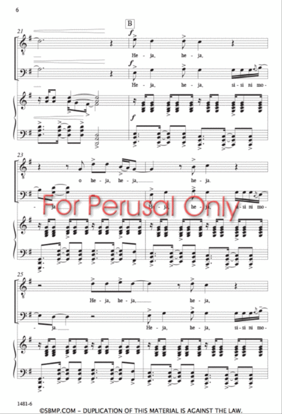 Sisi ni moja - TTB/TBB Octavo TTB scores gallery preview page 5