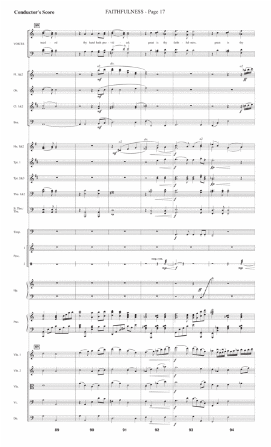 Faithfulness Faithfulness 4-Part scores gallery preview page 19