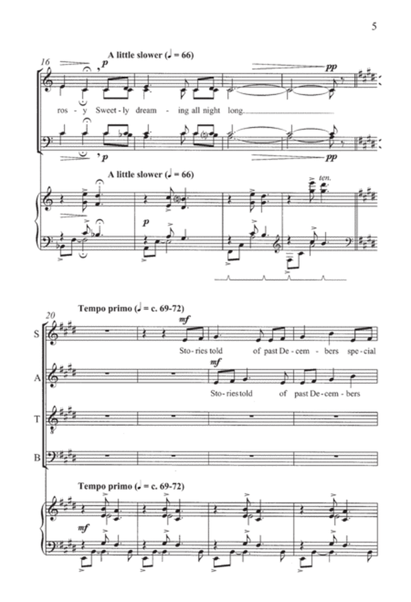 Make a Wish for Me on Christmas (Downloadable Choral Score)