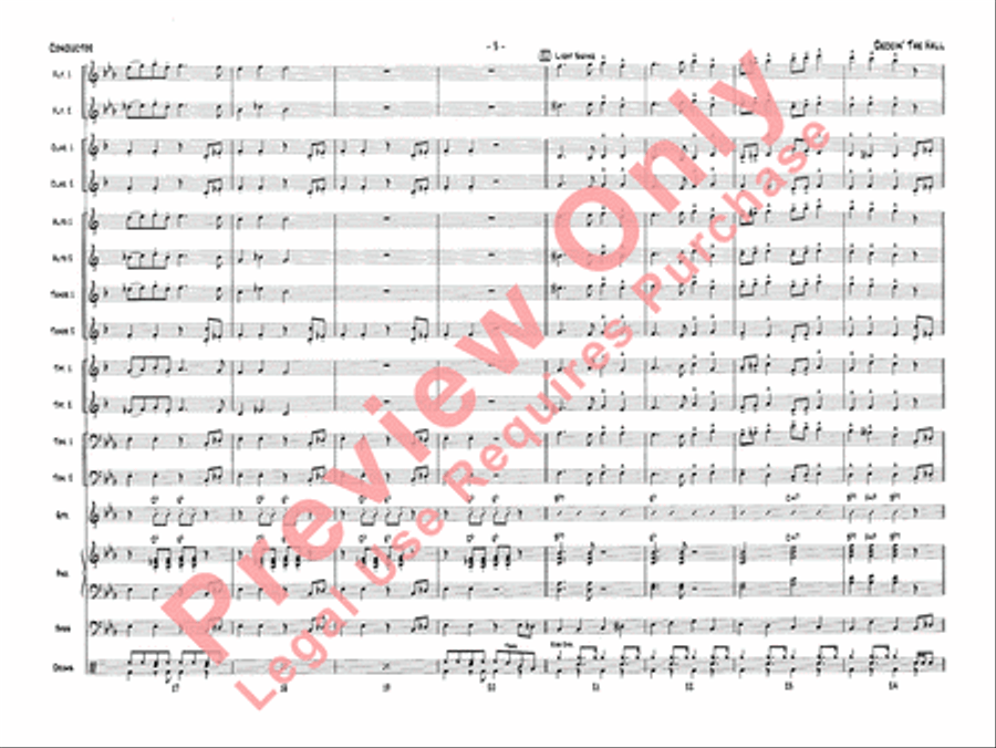 Deckin' the Hall Jazz Ensemble scores gallery preview page 6