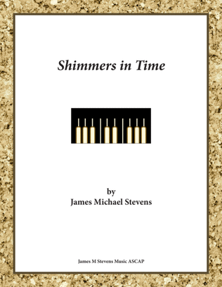 Book cover for Shimmers in Time - Piano