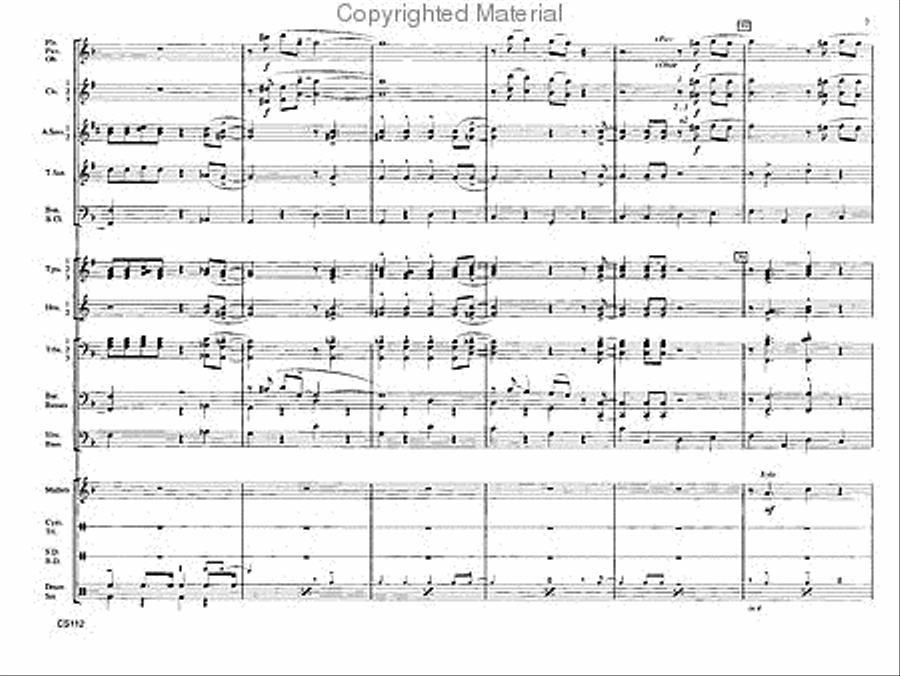 Alexander's Ragtime Band Alexander's Ragtime Band Concert Band scores gallery preview page 7