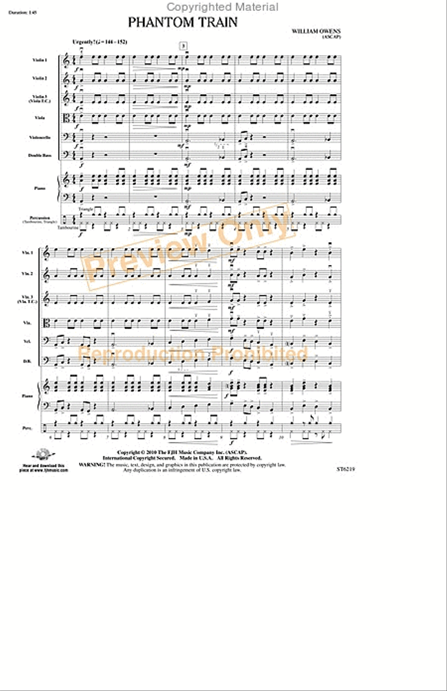 Phantom Train String Orchestra scores gallery preview page 2