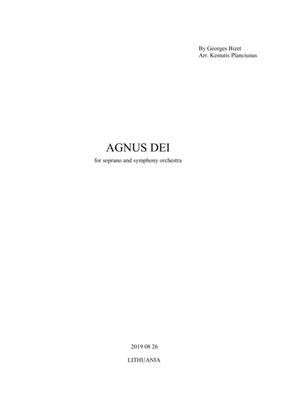 Agnus Dei (For soprano and symphony orchestra)