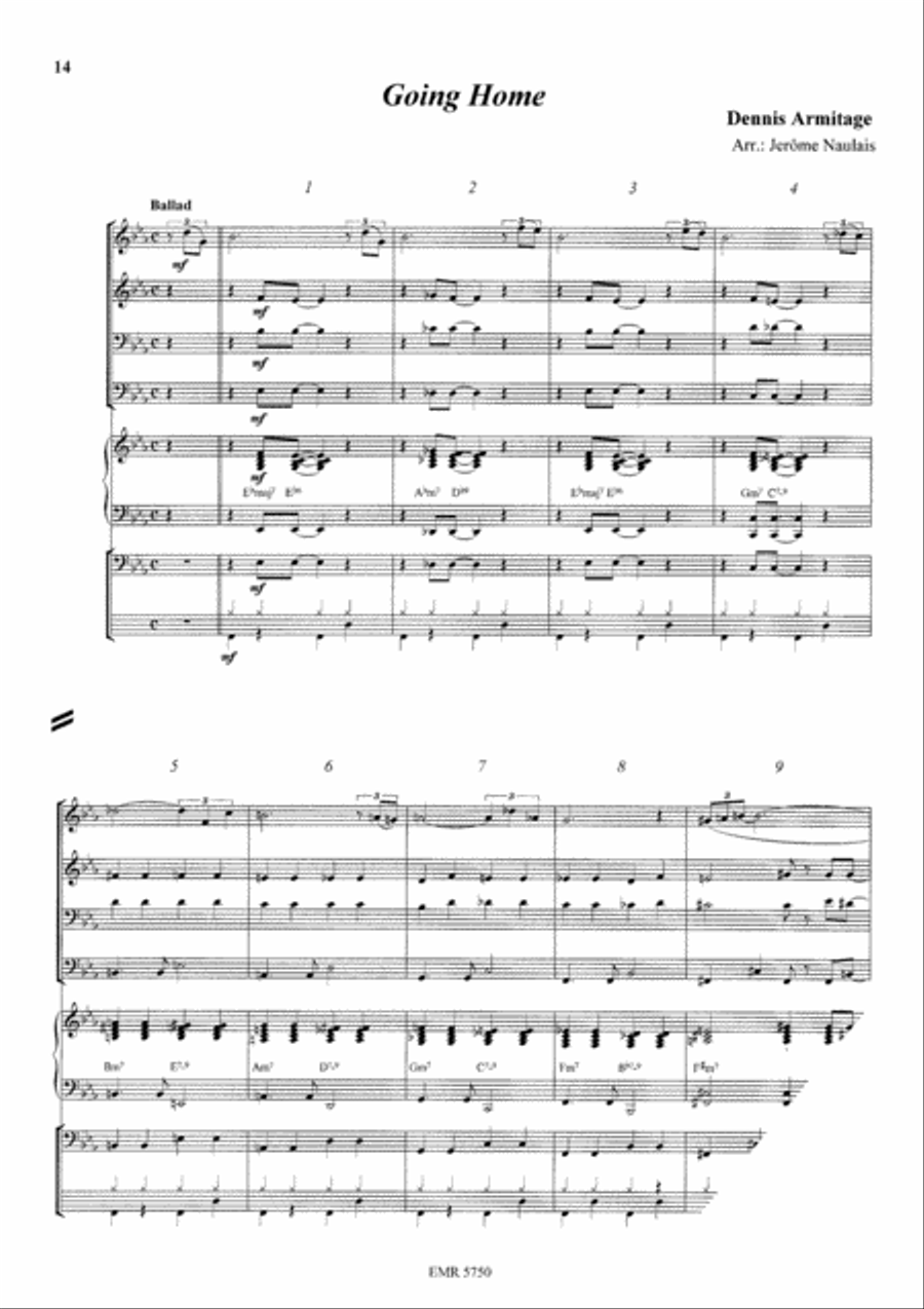 Ballad Concert Band scores gallery preview page 5