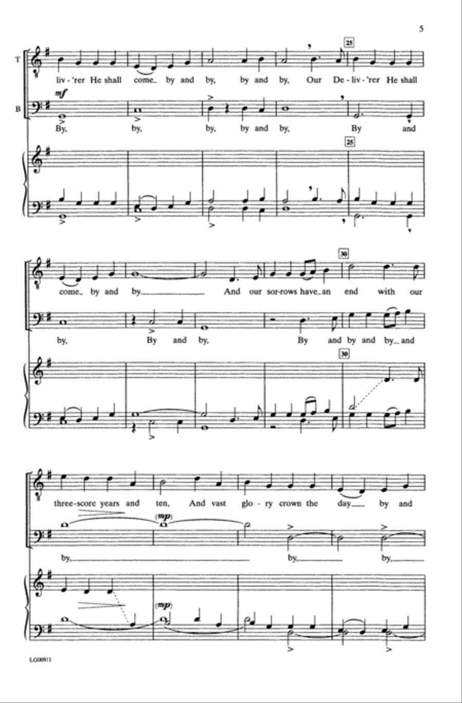 Saints Bound for Heaven A Cappella scores gallery preview page 3