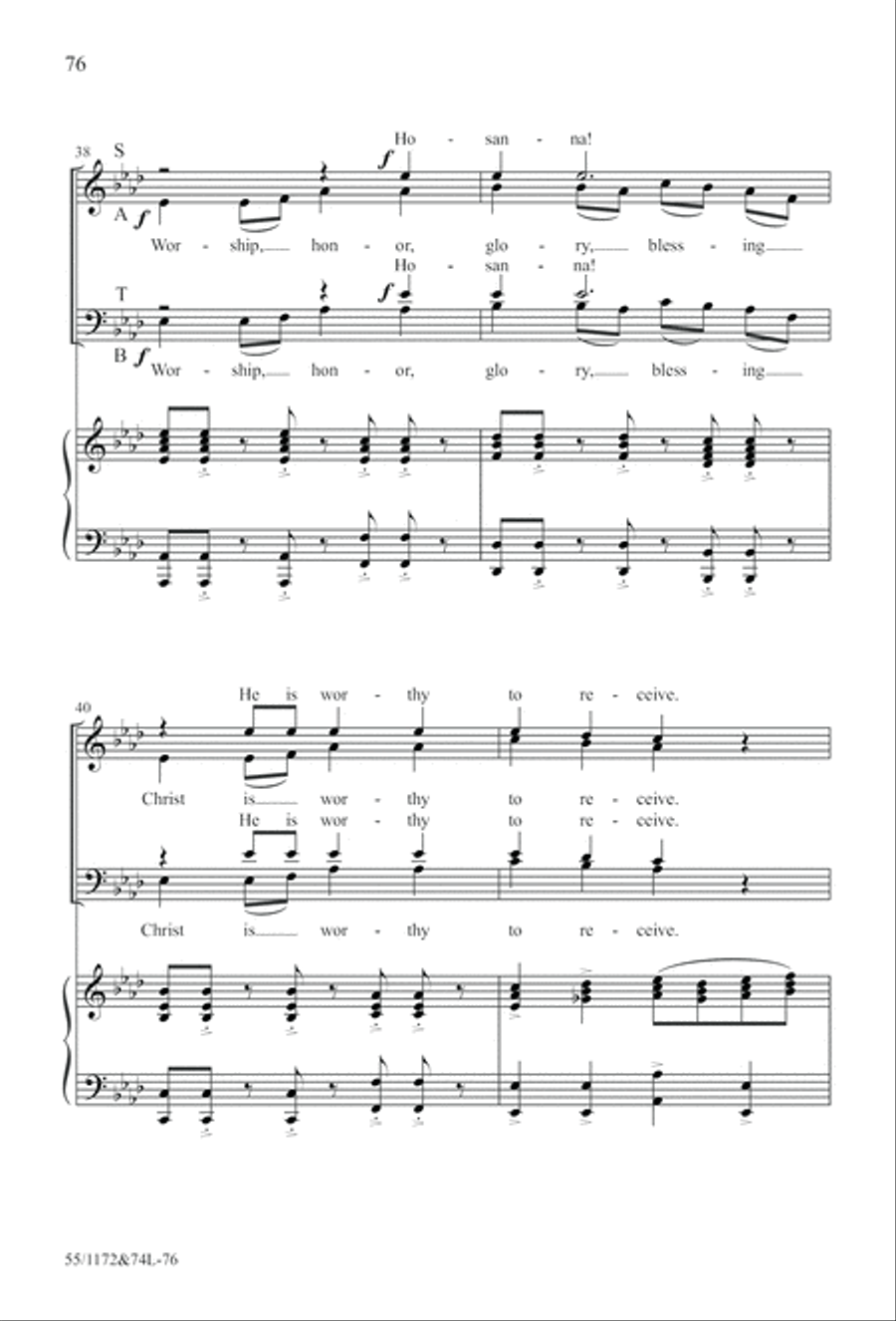 The Easter Story The Easter Story 4-Part scores gallery preview page 77