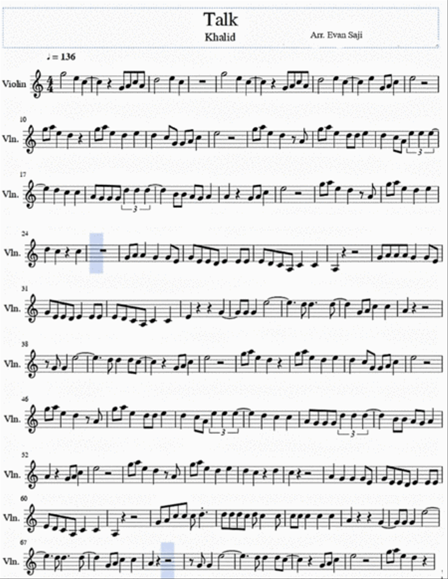 Talk Talk String Duet scores gallery preview page 1