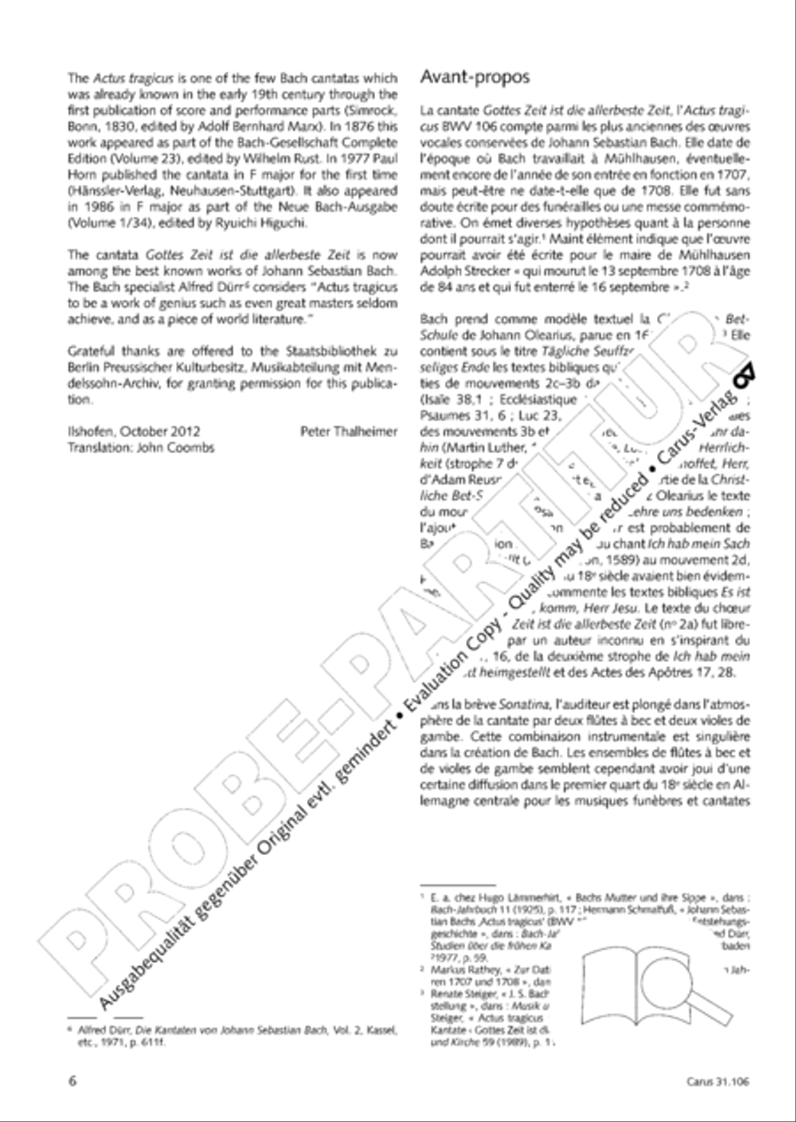God's own time is the time appointed (Gottes Zeit ist die allerbeste Zeit) 4-Part scores gallery preview page 7
