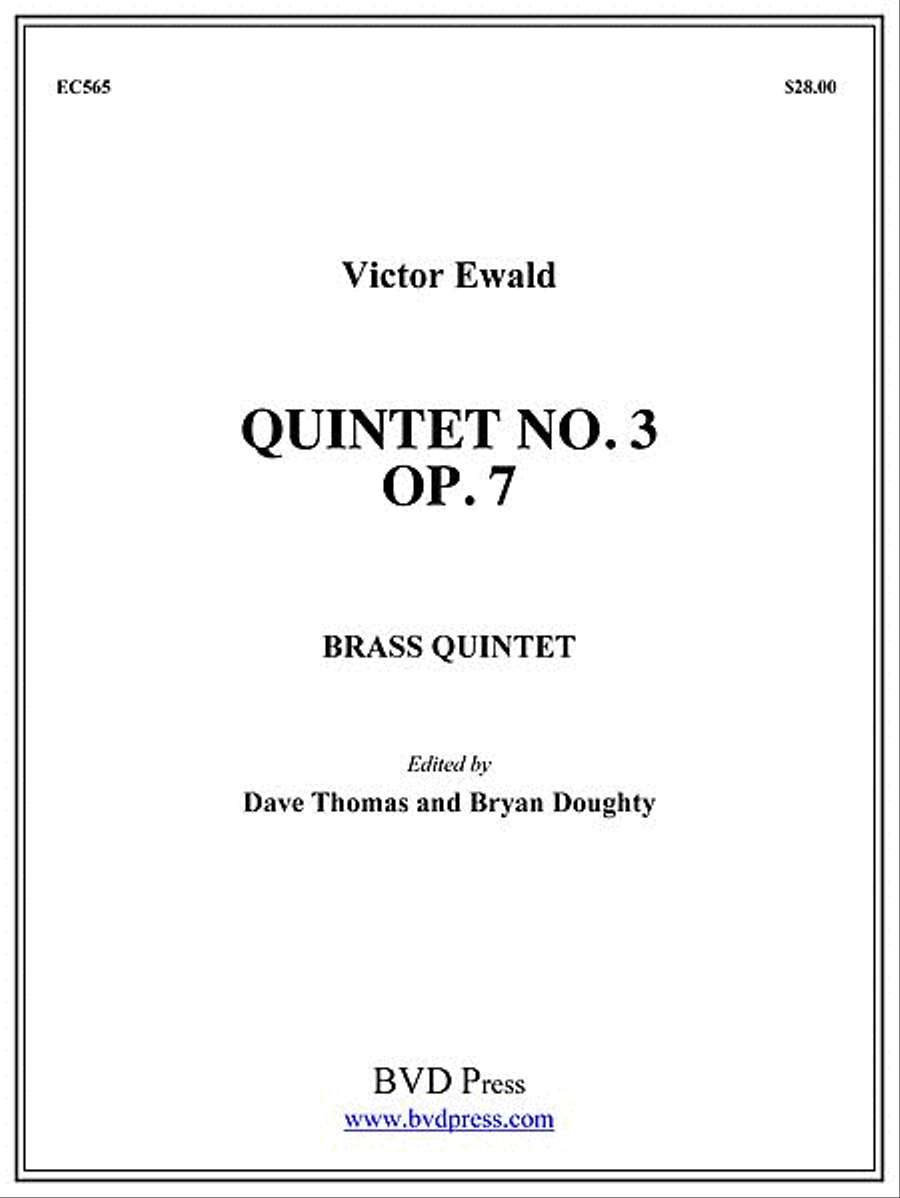 Quintet No. 3 Brass Quintet scores gallery preview page 1