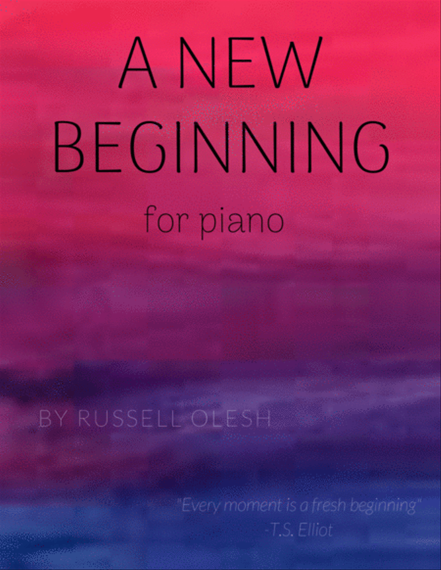 A New Beginning Piano Solo scores gallery preview page 1