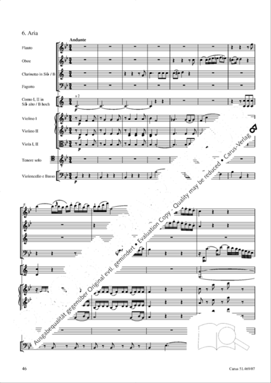 Davide penitente 4-Part scores gallery preview page 59