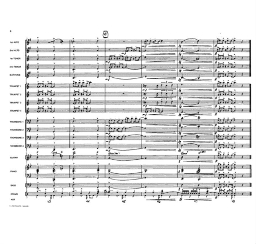 Aftershock Aftershock Jazz Ensemble scores gallery preview page 8