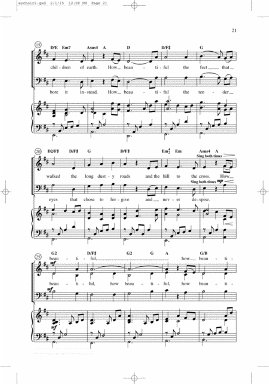 Easy Choir, Vol. 2 Easy Choir, Vol. 2 3-Part scores gallery preview page 19