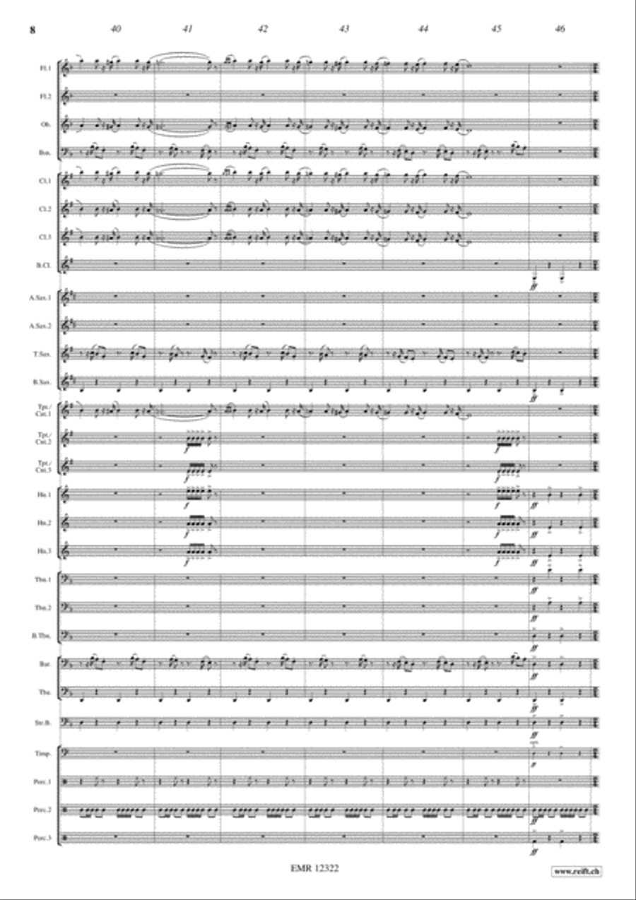 Sherlock Holmes Concert Band scores gallery preview page 8