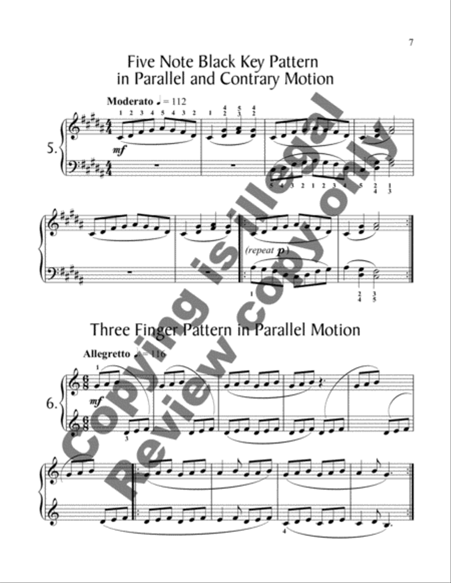 175 Exertudes, Book 1: Early Intermediate Piano Method scores gallery preview page 10