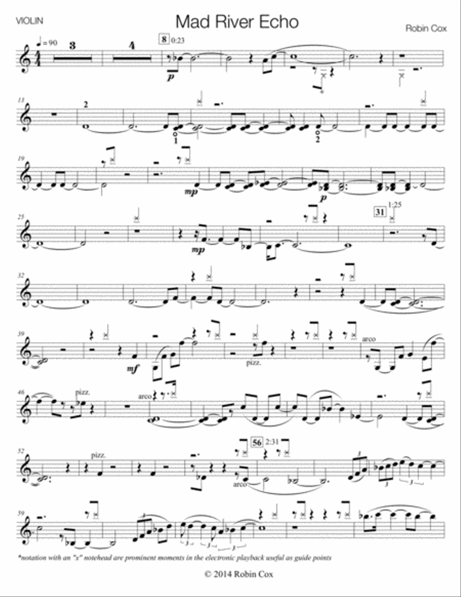 Mad River Echo Violin Solo scores gallery preview page 2