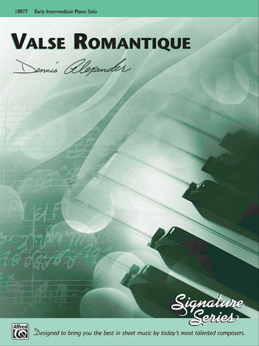 Valse Romantique Piano Solo scores gallery preview page 1