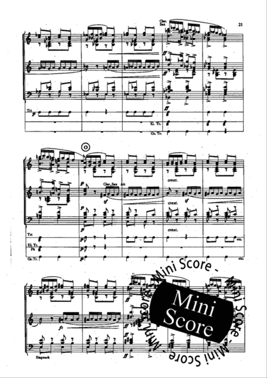 Slavische Dansen no 1,6 en 8 Fanfare Band scores gallery preview page 23