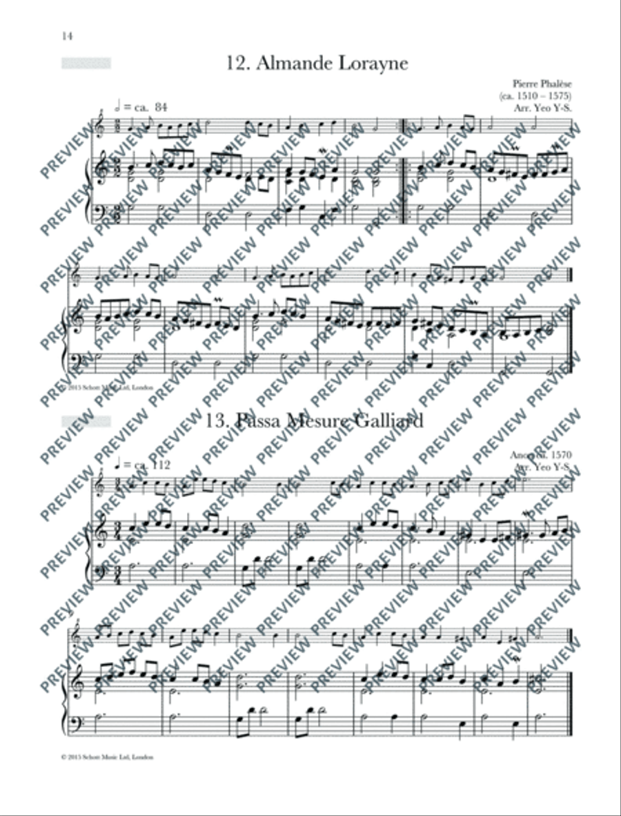 Renaissance Recorder Anthology 1 Soprano Recorder scores gallery preview page 15