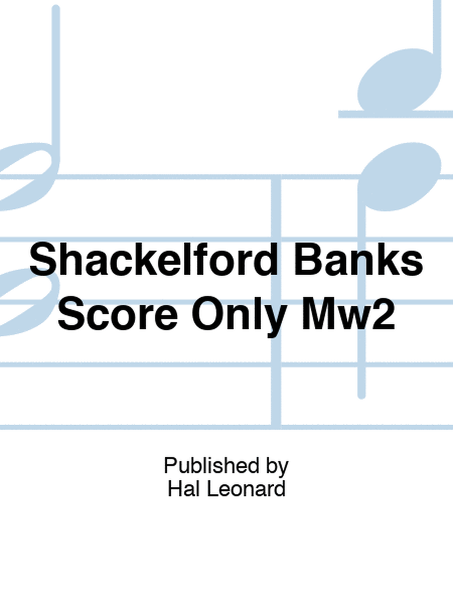 Shackelford Banks Score Only Mw2