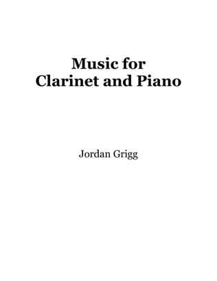 Book cover for Music for Clarinet and Piano