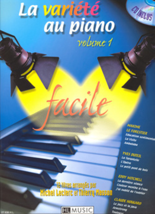 Book cover for La variete au piano - Volume 1