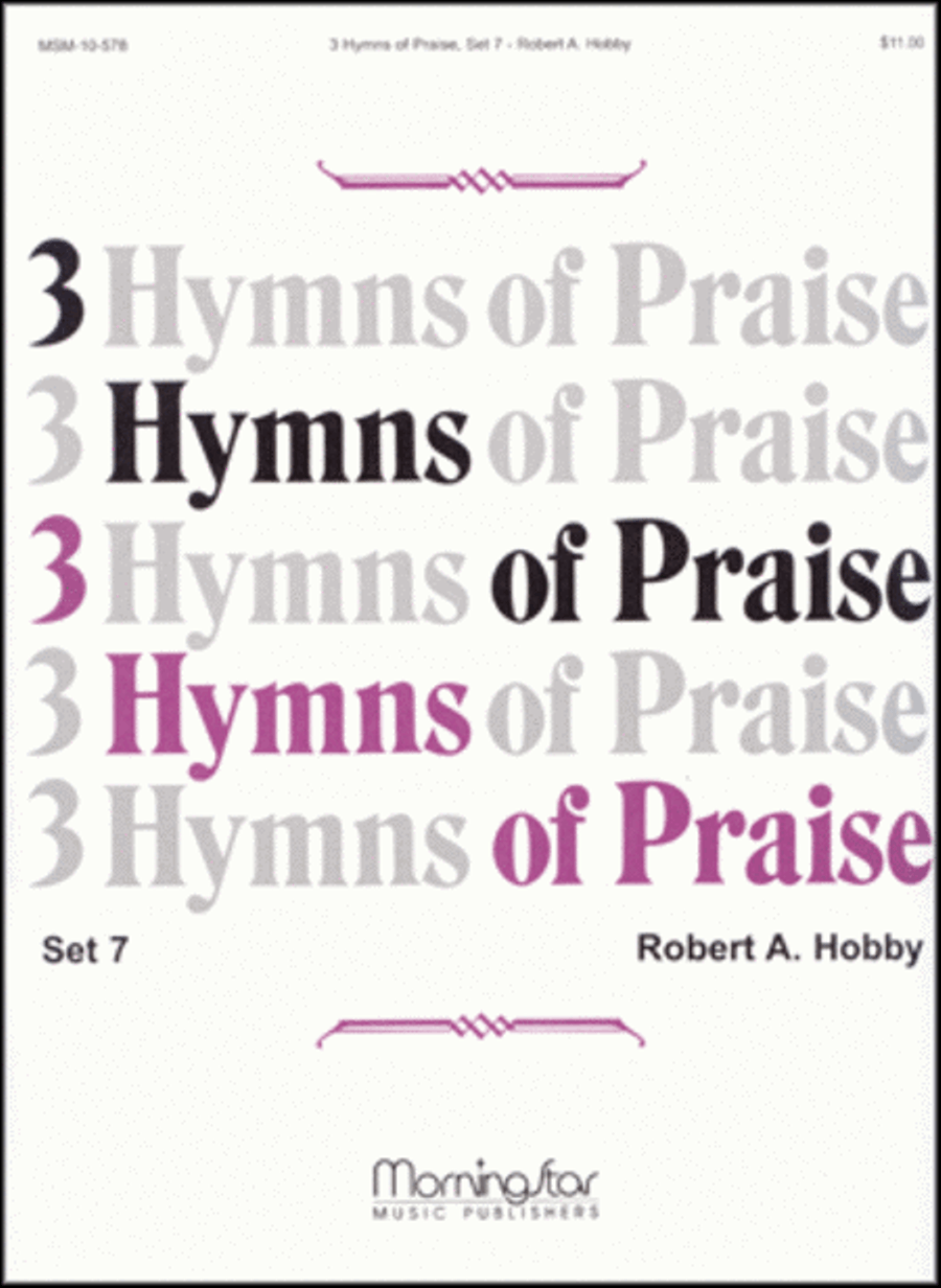 Three Hymns of Praise, Set 7 Organ scores gallery preview page 1